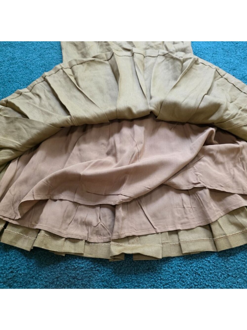 Reformation Isabeli Linen Strapless Mini Dress Sz 10 Ginger Sustainable NWT - Picture 10 of 13